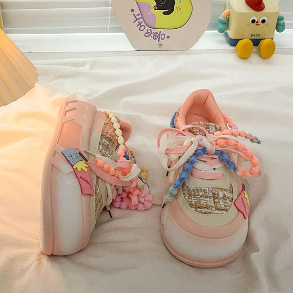 

Fashion Women s Sneakers With Platform Tennis Female Summer Shoes Woman-shoes Thick Sole Casual Trainers 2025 Roses Leisure Women s Snea 35