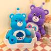 Cartoon Love Bear Plush Toy Children Sleeping Pillow Claw Machine Doll Rainbow Cloud Bear Doll