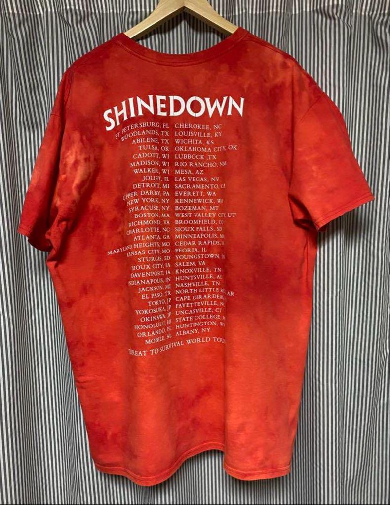 [USED] SHINEDOWN band t-shirt 00s tour t-shirt