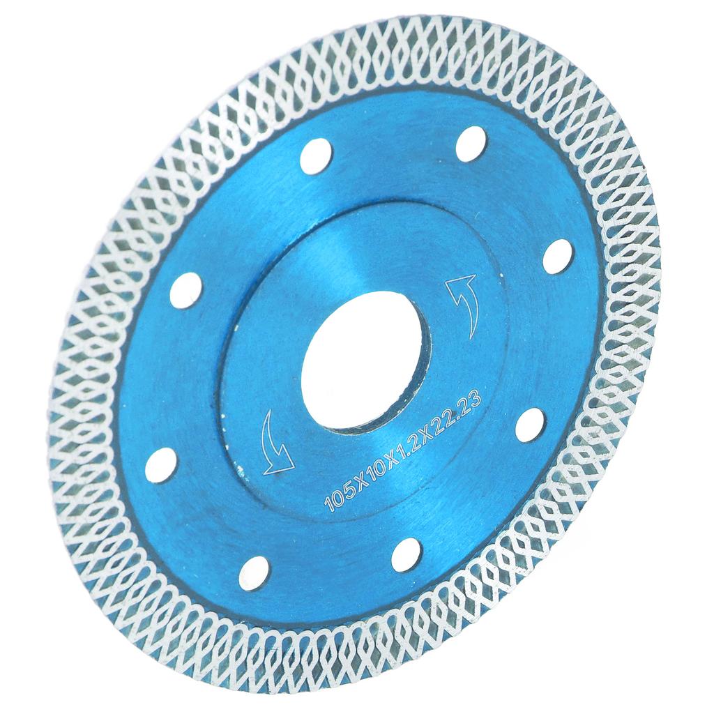 Diamantsägeblatt Schneiden Porzellanfliese Keramik Granit Marmor Ziegel Schleifen Polieren 4 Zoll Blau