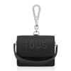 [TOUS] Mini Bolsa de Ombro Audrey Preta Chaveiro 2002203551