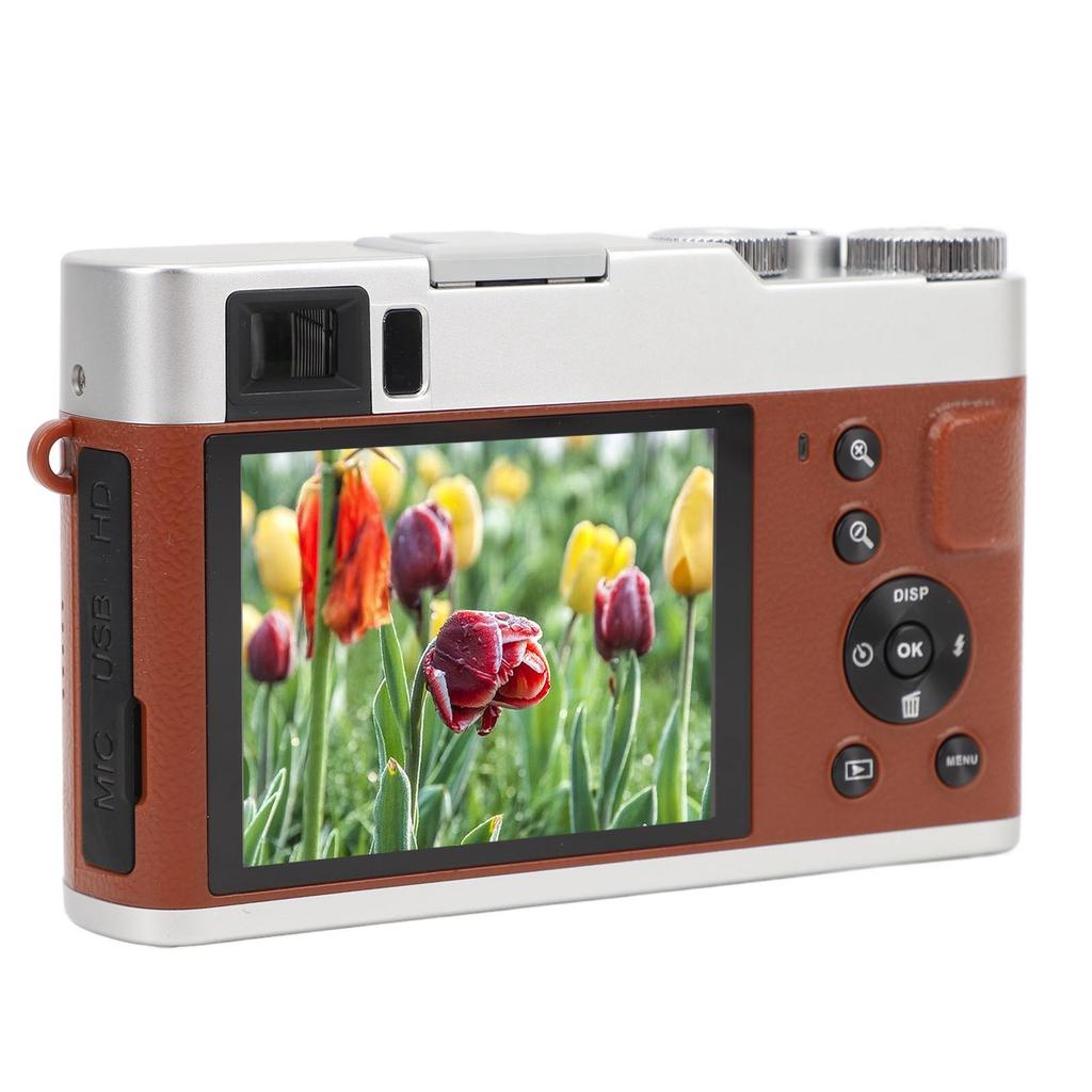 4K Digital Camera 48MP 16 X Optical Zoom 2.8 Inch IPS Screen Anti Shake Auto Focus Travel Video