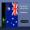 Australische Flagge Luxus Schwarze Handyhülle Für Samsung Galaxy S23 S24 S25 Ultra S22 Plus S21