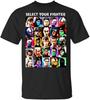 Mortal Kombat Select Your Fighter New T-Shirt Black Men-Women Slogans Customized Tee Shirt