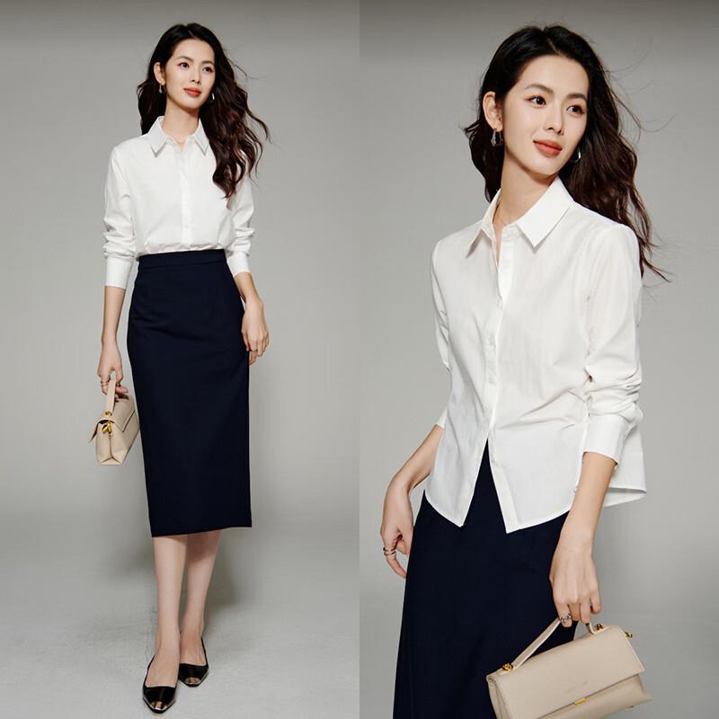 Elegant Women s Pure Cotton Commuter Shirt S