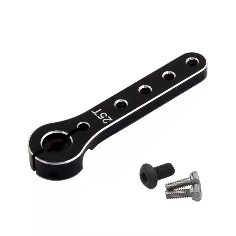 2pcs 25T Metal Servo Horns 2.4inch Length Metal Servo Arm Upgrades for  Models Suitable for Airplanes & Crawlers Car