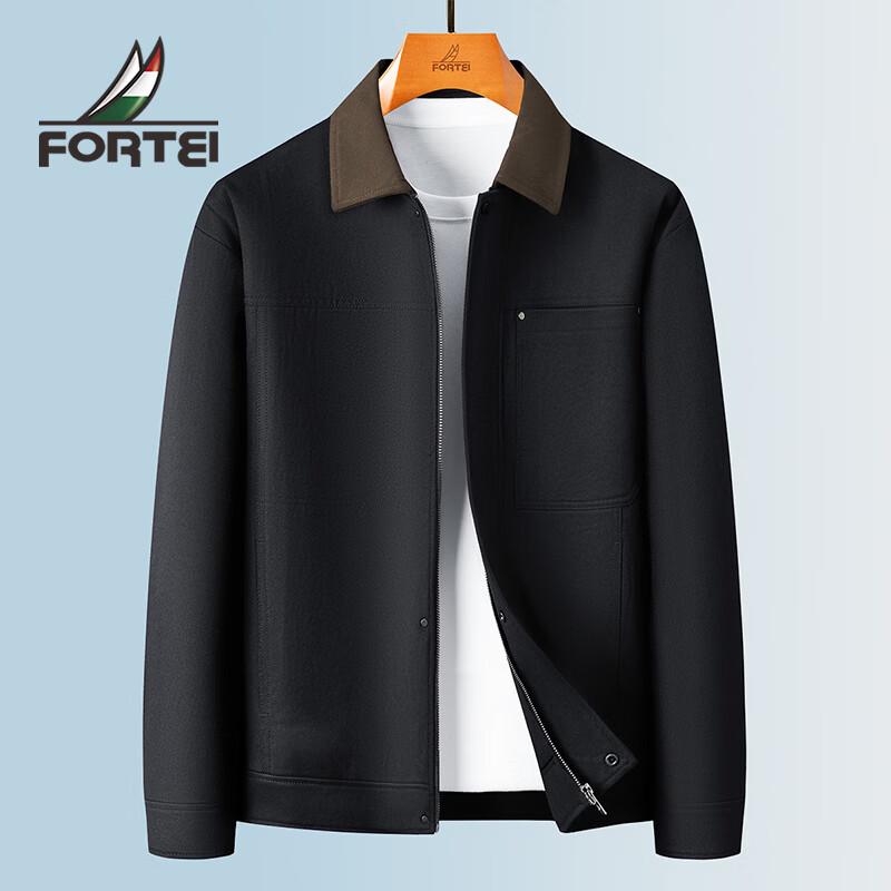 Men s Casual Lapel Windproof Jacket 3XL