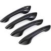Car Accessories Fit for Chevrolet TRAX 2024 2025 2026 Exterior Door Handle Cover Trims (Without Smart Holes:Glossy Black) 4PCS ABS