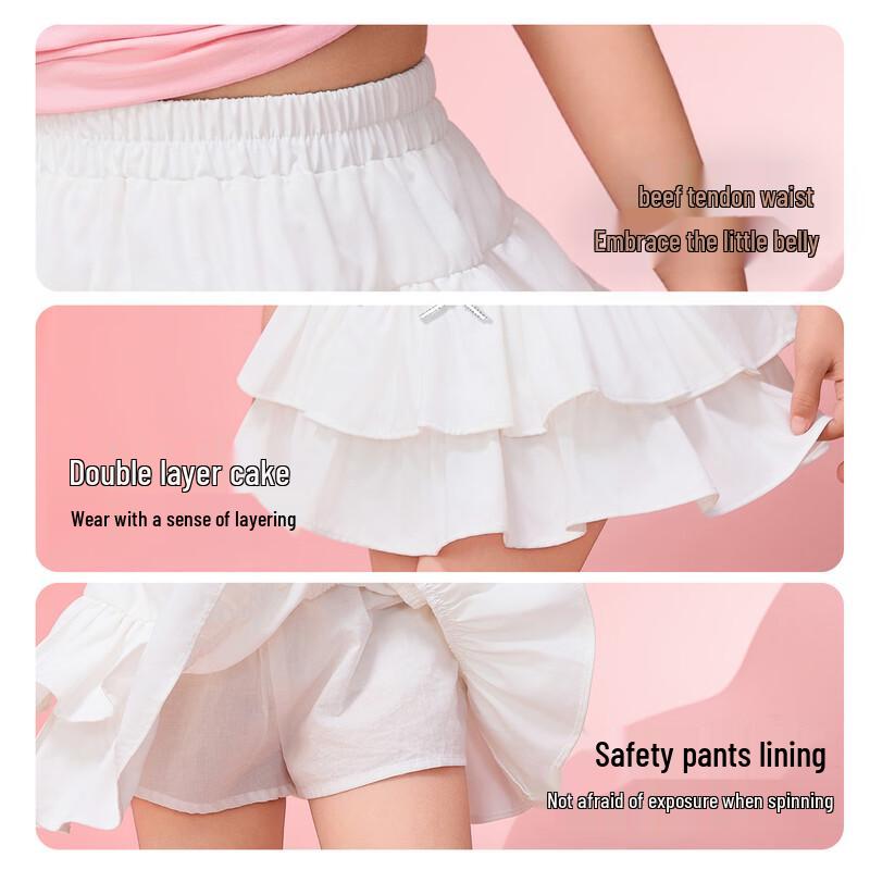 ASK JUNIOR Girls' Summer Tiered Skirt