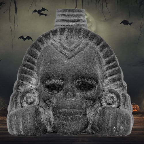 Death Whistle, Aztec Death Whistle, Gothic Sound Maker, Over 125 Decibels of Realistic Human Scream, with Storage Bag, Resin Material, Suitable for Co