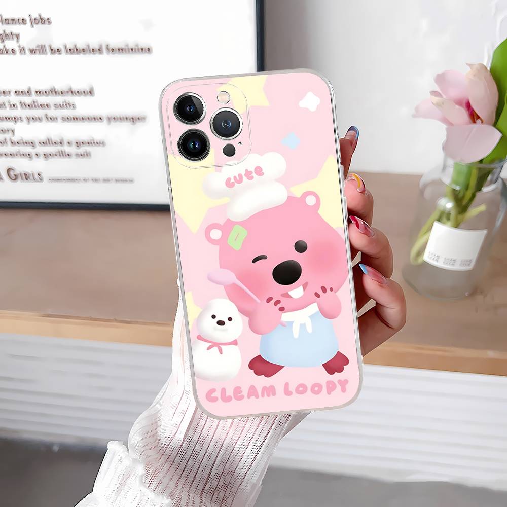 Cute Cartoon L-Loopys Phone Case For IPhone 11 13 16 12 17 14 15 Pro Max Plus Soft Clear Back Cover Coque