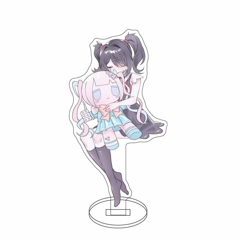 NEEDY GIRL OVERDOSE Acrylic Standing Sign Ornaments Kawaii Game Pattern 12cm Decorate Model Storage Desktop Anchor Gift