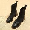 Fashion Autumn Ankle Boots for Women Winter 2024 Elastic Woman Short Shoes Hot High Quality Chic and Elegant Fashion New In Sale Booties
