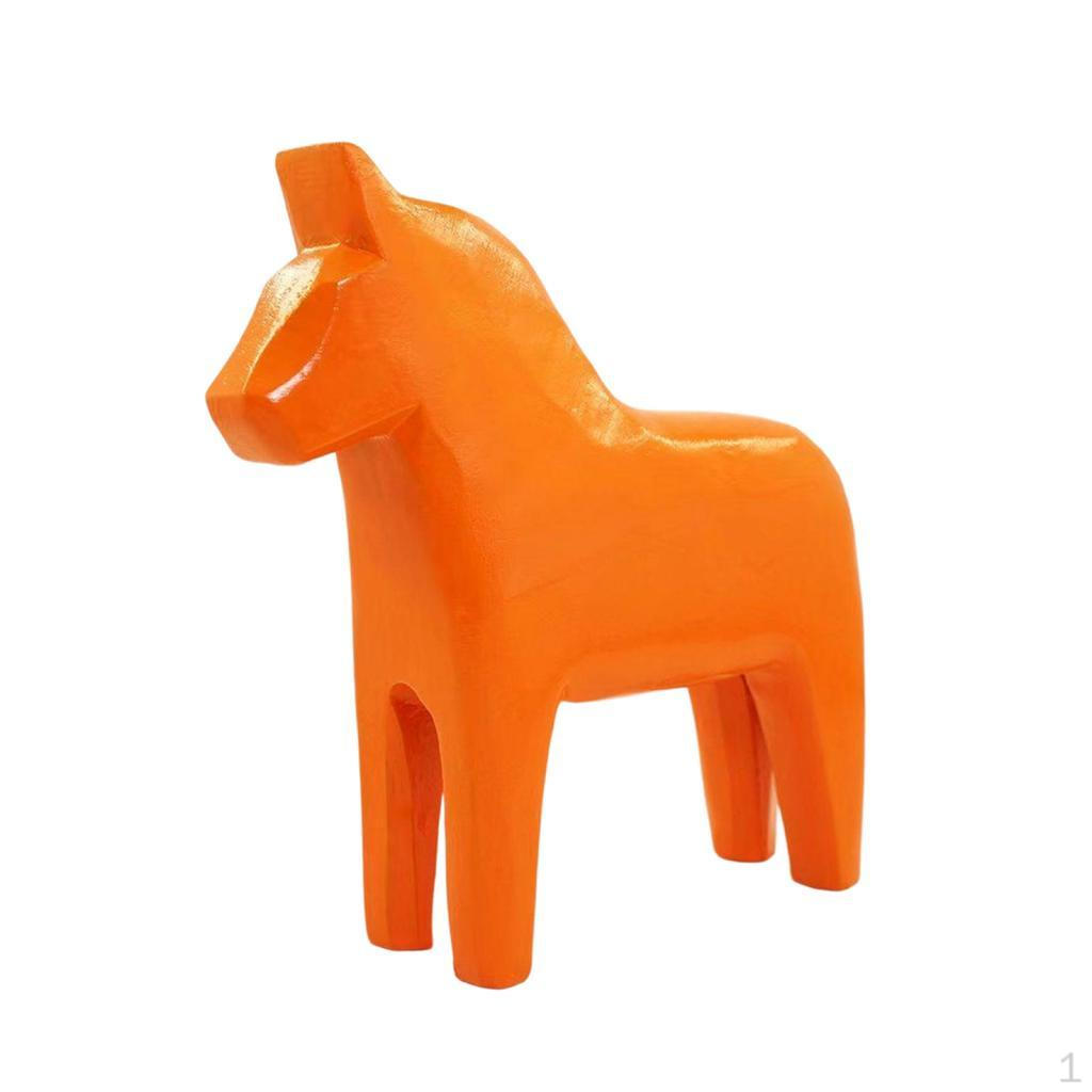 

Figurine Modern Statue Home Decor Art Crafts Desktop Ornament for Bookcase Holiday оранжевый