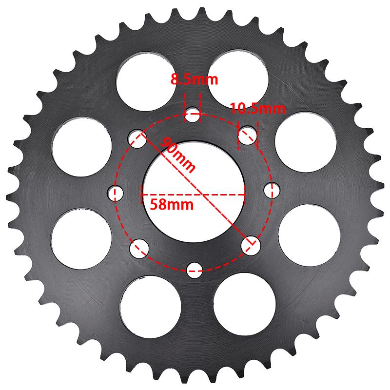 520 Chain 13T Front 42T Rear Sprocket For HONDA VT125 VT125C Shadow 1999-2007 XL125V Varadero 2001 2002 2003-2011 VT XL 125 C V
