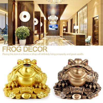Dekoracja domowego biura Chińskie szczęście Żaba Feng Shui Szczęśliwe pieniądze Ropucha