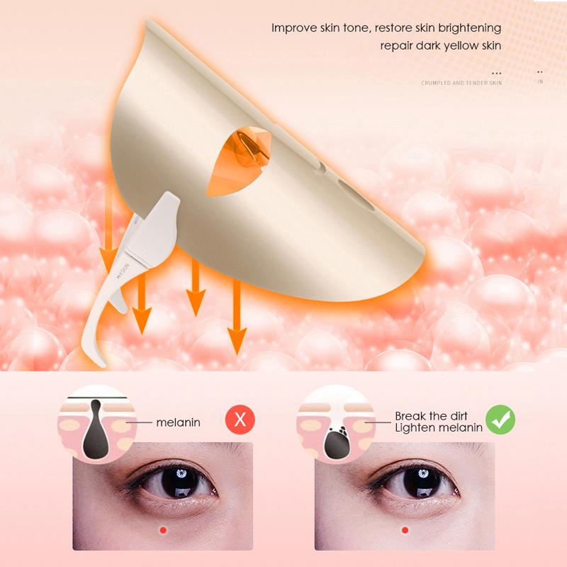 K·SKIN Photon Rejuvenation Mask 24 LED Lights Red Blue Orange Triple Spectrum