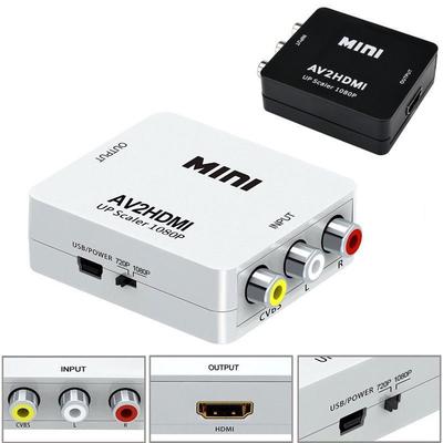 RCA AV na HDMI konvertorový adaptér kompozitní pro Nintend NES SNES PS1 SEGA DVD