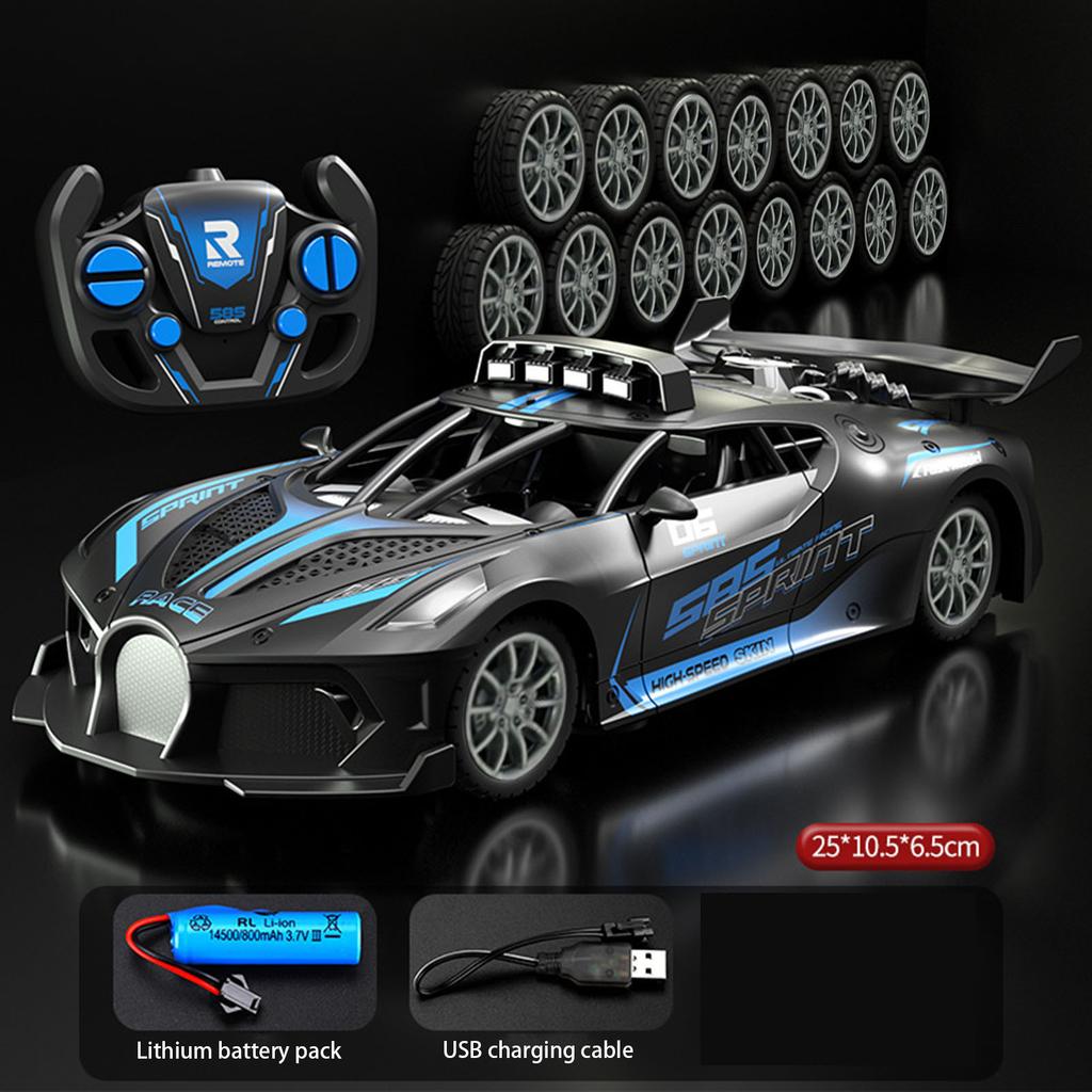Electric High Speed Race Drift RC Cars Toy Fall-Resistant Shock-Absorbing RC Vehicle Toy for Kids Children's Day Birthday Gifts