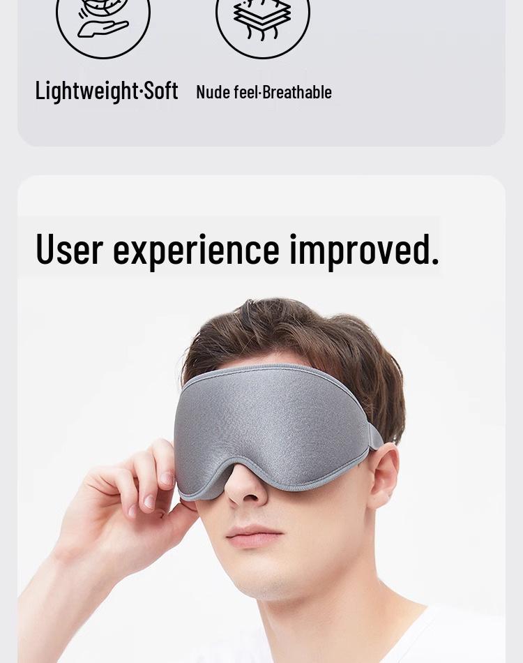 3D Light Blocking Eye Mask for Sleep and Naps, Relieves Eye Fatigue: Unisex Adult Eye Protection