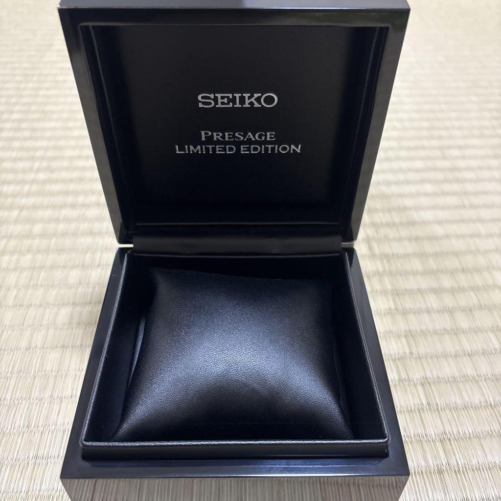 [USED] SEIKO PRESAGE Limited Edition watch empty box (with outer box)