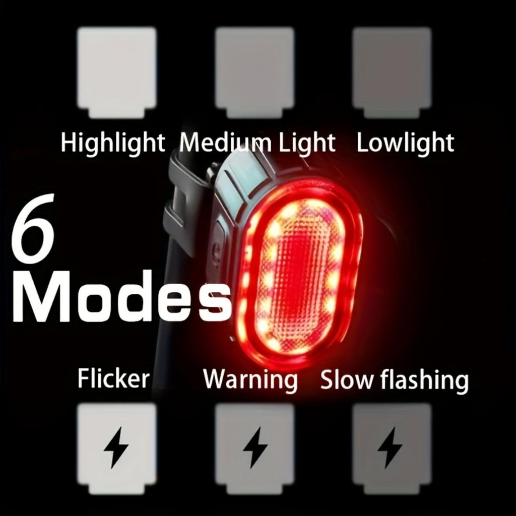 Lights And Rear Bicycle Front Usb Rechargeable Led Bicycle Lights Bicycle Headlights And Taillights Floodlights Night Riding Flashlight