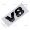 3D ABS V6 V8 Engine Displacement Logo Emblem Stickers for VW Volkswagen Car Styling Rear Trunk Tailgate Badge Decal Accessories