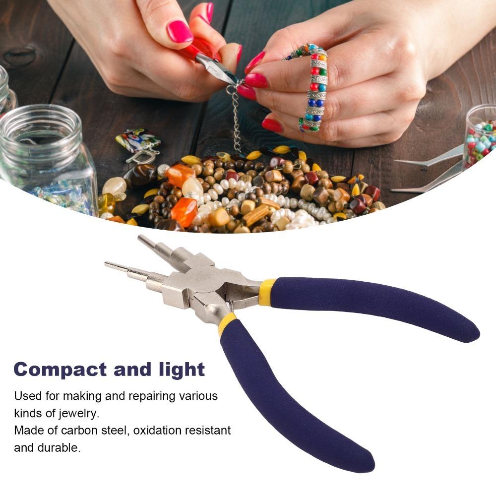 Non-Slip Grip Wire Bending Pliers Carbon Steel Wire Looping Pliers  Jump Ring Forming