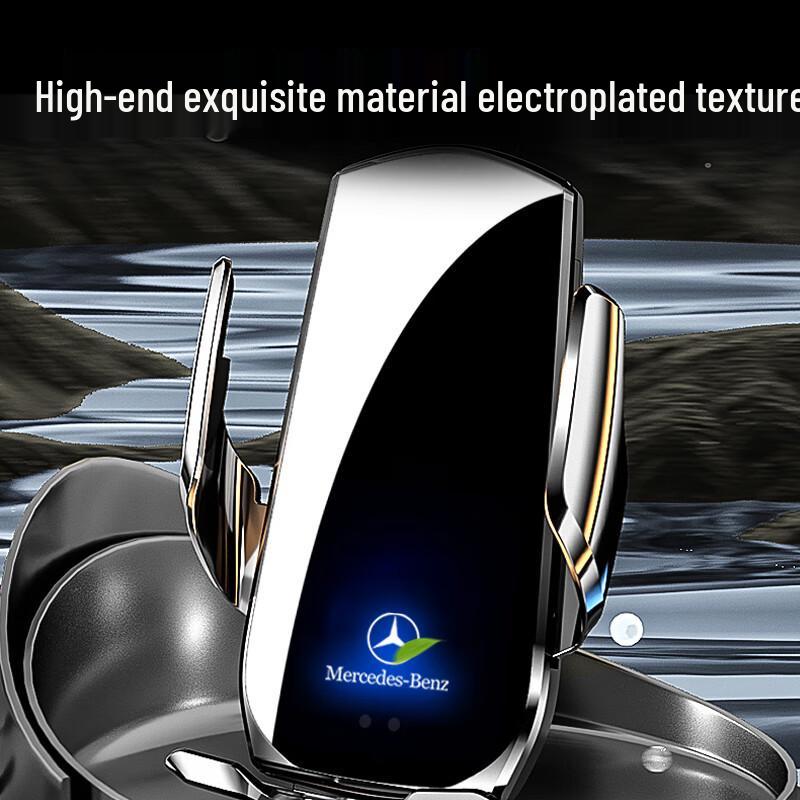 Cargador de Coche Inalámbrico y Soporte para Teléfono ZhiCheng para Mercedes-Benz Clase E con Inducción Automática y Compatibilidad con Navegación en Pantalla Central.