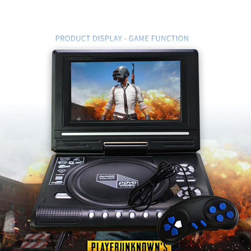 Buy 7 8 Inch Tv Home Car Dvd Player Portable Hd Vcd Cd Mp3 Hd Dvd Player Usb Sd Cards Rca Portable Cable Game 16 9 Rotate Lcd New At Affordable Prices Free