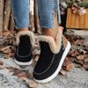 Autumn/Winter Fashion Show Comfortable Velvet Round Toe Flat Short Boots Home Casual Warm Snow Boots Chaussure Femme Botas