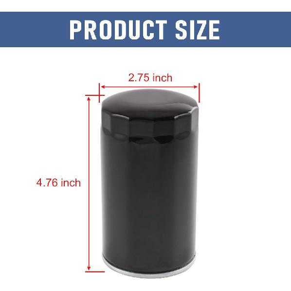 122-0836 Oil Filter Replacement For Cumm Onan RV Generator QG 5500/7000 Series HGJAC HGJAB HGJAA, Replaces 01220836 PH10027 B7238 PH2875