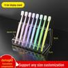 Acrylic Transparent Display Stand for Toothbrushes, Lipsticks, Eyebrow Pencils, and Pens