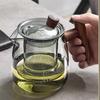 Bule de Vidro Resistente ao Calor de 480ML Com Cabo de Madeira Infusor Recipiente Aquecido Bule Chaleira para Chá de Flores Fabricante de Chá