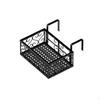 Iron Hanging Flower Rack, Balcony Railing Planter, Indoor Storage
