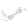 2.35mm Electrode Heat Wires 3.94ft TENS Unit Replacement Lead Wires Connector Cables for