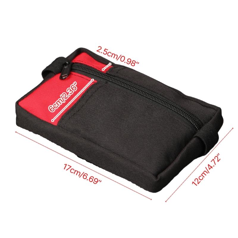 Tactically Storage Pouch Mini Portable Coin Purse Wallets Travel Zipper Belt Bag