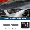 For Mercedes Benz CLA/CLE/CLS TPU Car Headlight Protective Film Smoke Black Gloss Pre-Cut PPF Anti-Scratch Vinyl Wrap Cover Kit
