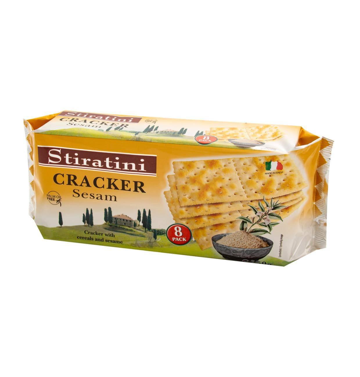 SuperMerchantEU Stiratini Sesam Crackers 250 G