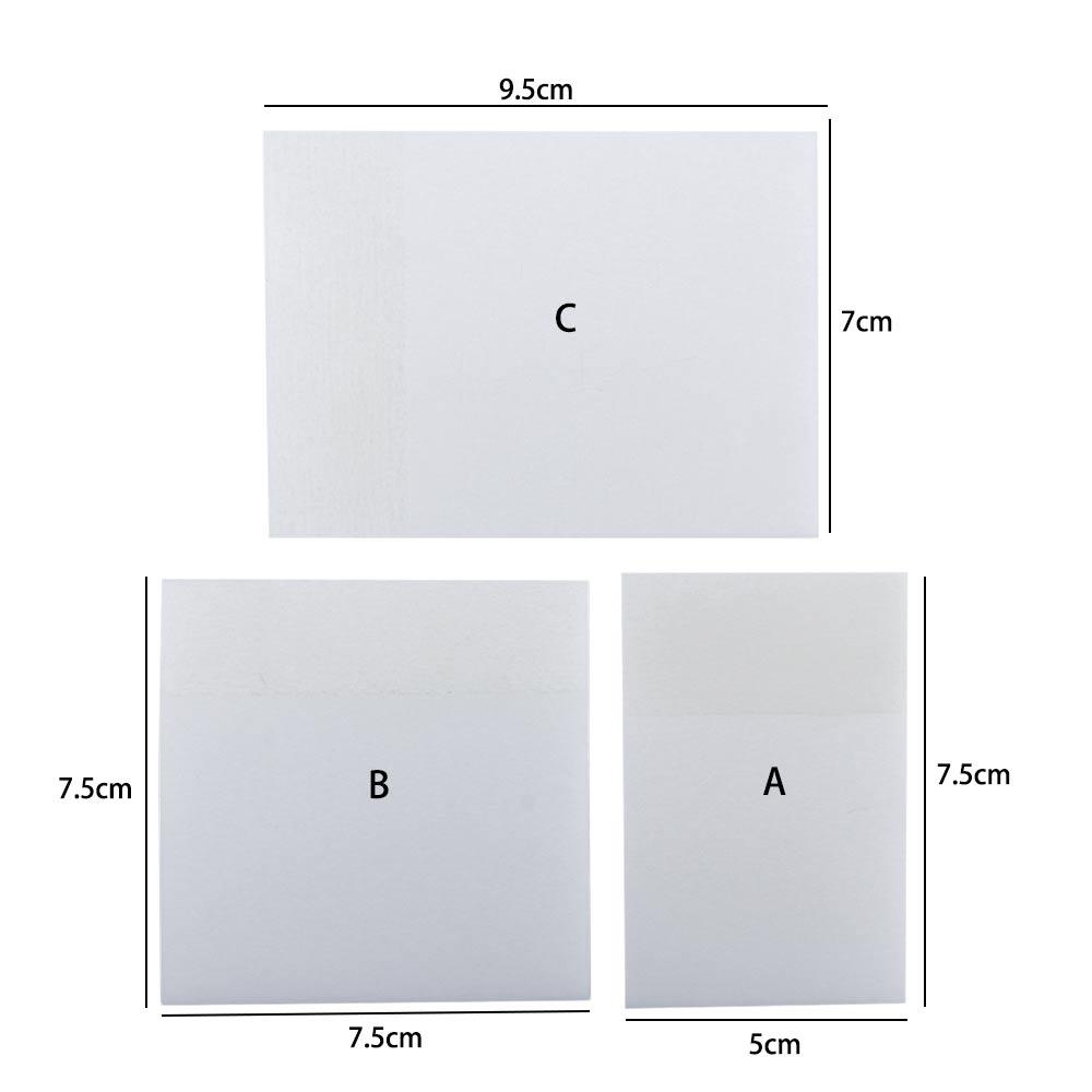 Note Paper N times Students Memo Pad Transparent Sticky Notes Transparent Note Paper PET Stickers