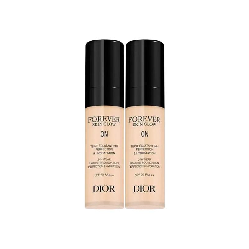 DIOR Foundation #0N glossy 5ml*2 розовый