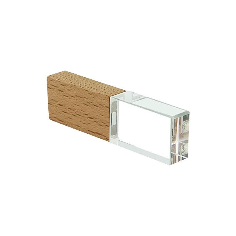 OLOEY Luminous Wooden USB2.0 Flash Drive 16GB