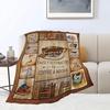 Book Lovers Flannel Fleece Throw Blanket, Literary Gift for Readers, Cozy Reading Decor for Chair Bed, Librarian Themed Blanket