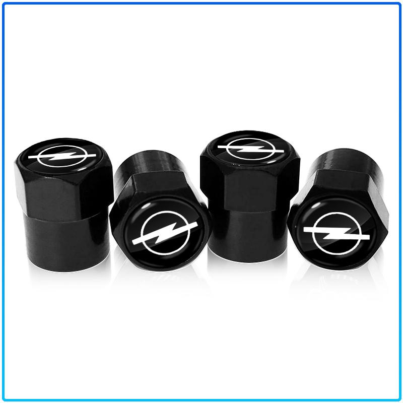 4Pcs Car Wheel Tires Bolt-in Valve Caps Badge Car Accessories For Opel Astra H G Corsa Insignia Astra Antara Meriva Zafira Interior