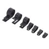 200pcs Plastic Nylon Cable Clamp R Type P Type Wire Clip Fasteners Assorted Box(Black )