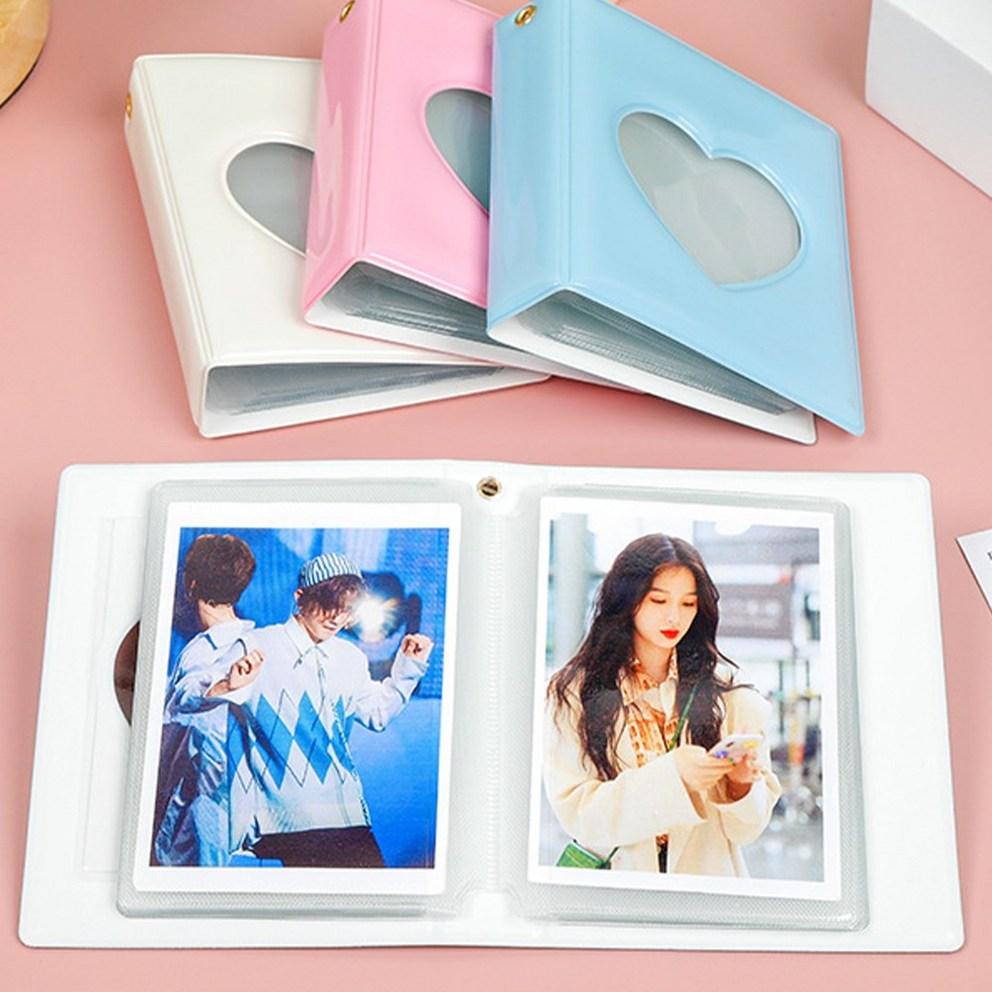 Heart Mini Photo Album Photo Card Photo Album Polaroid Collectible Book
