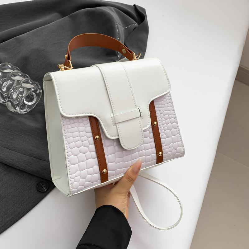 Handbag Simple Fashion Shoulder Bag Simple Messenger Women's Bag 2025 New Model New Casual Fashion Small Square Bag