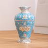 Automatic Push-type Creativity Toothpick Box Alloy Vase Shape Toothpick Holder Dresser Organizer Decoration Friend Unique Gift
