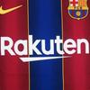 Nike FC Barcelona 20-21 Authentic Home Jersey 'Red Blue' Men's CD4185-455