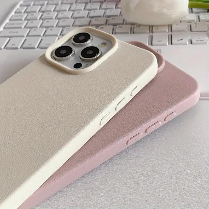 Luxury Matte Soft Candy Phone Case For iPhone 16 15 14 Plus 13 12 11 Pro Max 16e Lens Protection Shockproof Silicone Back Cover